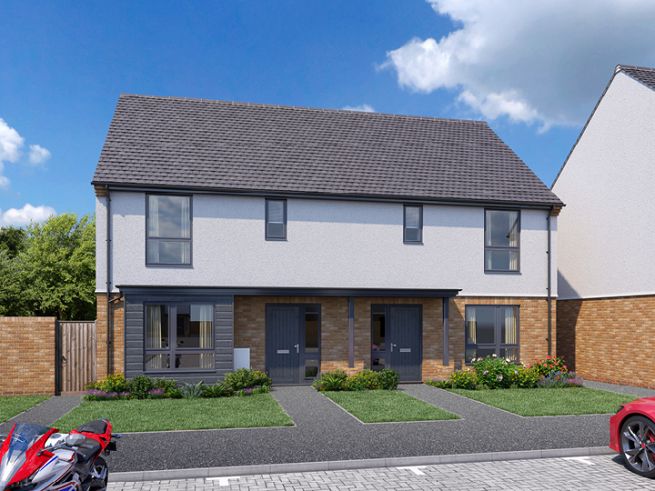 3 bedroom houses, plot 14 & 15 - artist's impression subject to change